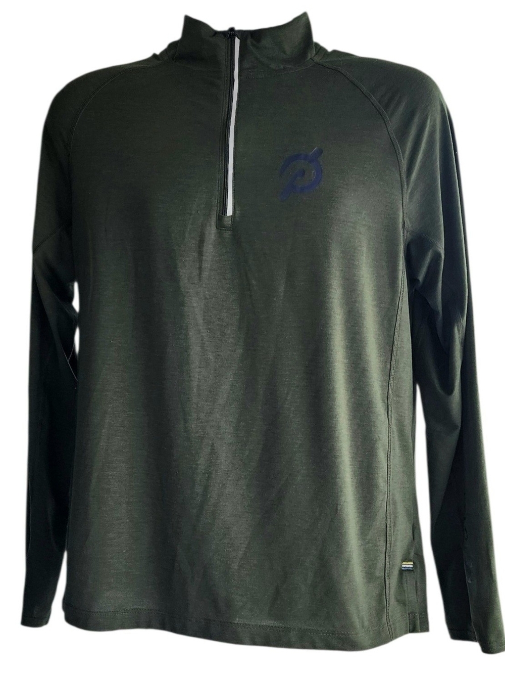 Peloton Olive Green Quarter-Zip Performance Top - Picture 2 of 12